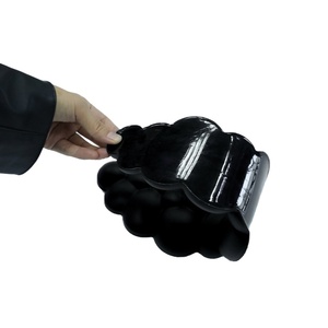 Custom Waterproof Black Keyboard Hand Rest OEM Cloud Design Keyboard Wrist Rest PU Leather Memory Foam Wrist Support Cushion - Product Image 4