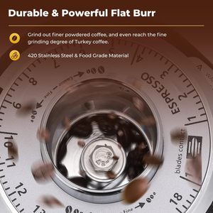 เครื่องบดเมล็ดกาแฟแบบใช้มือเครื่องบดกาแฟเอสเพรสโซเครื่องบดกาแฟแบบแบนสำหรับใช้ในเชิงพาณิชย์ - Product Image 4