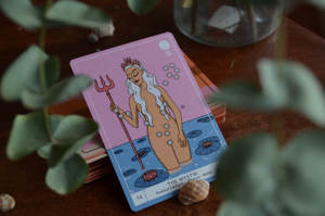 Cartas de <span class=keywords><strong>Tarot</strong></span> ecológicas con impresión personalizada, cartas de <span class=keywords><strong>Tarot</strong></span> de papel de cubierta de oráculo, afirmación positiva con guía y caja inferior de tapa - Product Image 3