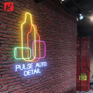 2022 nuovo design personalizzato luce al neon 3D fai da te led lettere di canale segno lettera led insegna al neon per la decorazione della costruzione