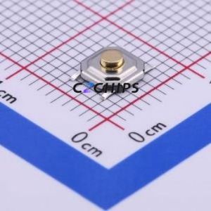 TS-1087S-01926 Tactile Switch SMD,5.2x5.2mm Switch Single Pole Single Throw Round Button Vertical Mount 5.2mm - Product Image 1