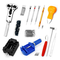 Outils de réparation de montres DIY pour l'entretien, le réglage des bracelets et le remplacement des piles – Kit de démontage et d'installation 147 pièces – Machine