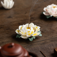 Bunga Teratai Bunga Peony Buatan Tangan Modern Minimalis Zen Aksesoris Rumah Dekorasi Ruang Tamu Pindah Rumah Censer