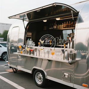 Op Maat Gemaakte Mobiele Hotdog Kar Ijs Food Trailer Truck Volledig Uitgerust Restaurant Roestvrijstalen Karren Mobiele Keuken Truck - Product Image 2