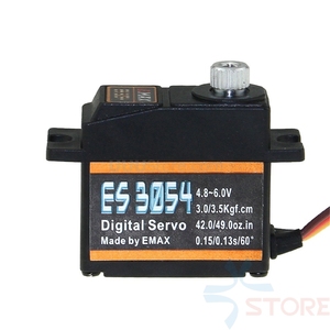 EMAX ES3054เซอร์โวโลหะดิจิทัลสำหรับผู้ศรัทธาอากาศยานไร้คนขับ1960มม. RC เฮลิคอปเตอร์ - Product Image 3