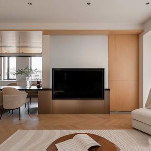 Gabinetes de Almacenamiento Modernos Personalizados de Estilo Madera para Muebles de Hogar para Sala de Estar o Villa Hechos de Madera - Product Image 1