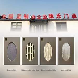 Fabriqué en Chine, Porte intérieure de chambre à coucher de style simple, Porte à charnières insonorisée, Quincaillerie incluse, Taille personnalisable. - Product Image 4