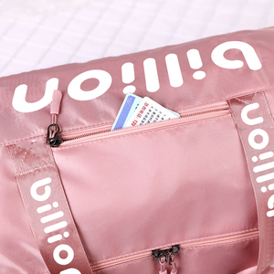 Túi Du Lịch Dung Tích Lớn Cá Tính Bán Sỉ Tùy Chỉnh Túi Duffel Du Lịch Tập Gym Thể Thao Chống Nước Màu Hồng Cho Nữ - Product Image 6