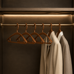 <span class=keywords><strong>Cintre</strong></span> en plastique robuste avec crochets intégrés, barre inférieure droite, gain de place pour armoire et placard, <span class=keywords><strong>cintre</strong></span> durable pour vêtements - Product Image 3
