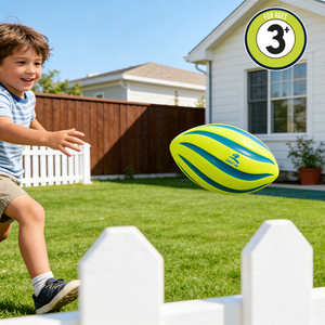 Ballon <span class=keywords><strong>de</strong></span> football américain léger en mousse PU ZANFUN <span class=keywords><strong>9</strong></span> pouces pour les cadeaux <span class=keywords><strong>de</strong></span> fête et les activités scolaires - Product Image 1