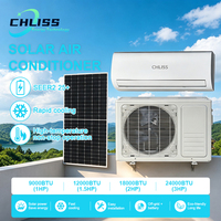 Climatiseur solaire DC 48V 24000 BTU, système hors réseau avec batterie de secours pour le refroidissement des camps désertiques isolés aux EAU