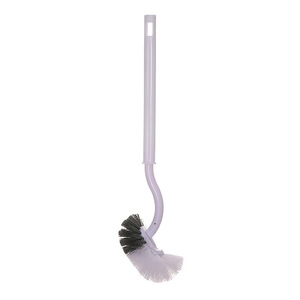 S Shaped Toilet <b>Brush</b> Plastic Long Handle Nylon Bristles For Bathroom Cleaning - Product Image 5