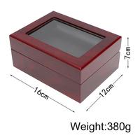 Boîte à bijoux en bois multi-trous pour ensemble de bagues Champion, boîte à accessoires pour bagues, vente en gros directe Jinhua Quadrilateral