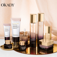 OKADY Peptide Caviar Ensemble de soins de la peau éclaircissant et réparant Produits de soins de la peau personnalisés à vendre