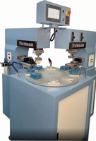 Machine de tampographie de cadran de montre 2 couleurs avec navette pour jouets de brosse à dents articles promotionnels bracelet en silicone