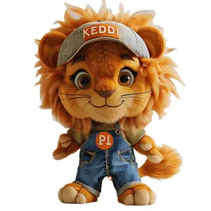 Factory Wholesale Top Sales Golden Softer Material Lion Custom Toy Wholesale Unstuffed Plush Animals Toy For Children Gifts