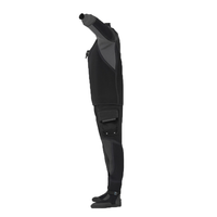 DIVESTAR Wetsuit Kustom Unisex Tahan Air dan Bernapas 6mm Neoprene Dry Suit untuk Dewasa Ukuran Besar Pakaian Olahraga Drysuit Pria