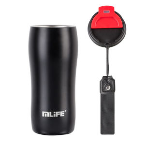 Nordique italien personnalisé imprimé sublimation or noir sans poignée gobelet en acier inoxydable tasse à café tasses à expresso avec couvercle - Product Image 2