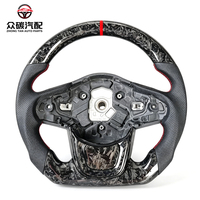 Volant de course en fibre de carbone véritable personnalisé, accessoires de modification intérieure pour Toyota GR Supra A90 MK5
