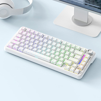 Keyboard Nirkabel TKL Ergonomis untuk Komputer PC, 2.4G, OEM ODM Custom, Harga Pabrik, Promo