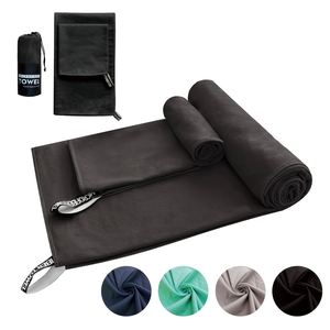 Serviettes de plage et de yoga en microfibre à séchage rapide - Légères, douces, absorbantes, durables, design rectangulaire pour les sports de plein air, les voyages - Product Image 1