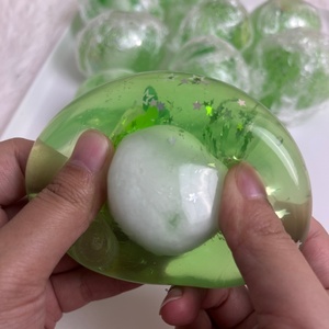 Pelota Blanda de Manzana Crujiente Hecha a Mano en Japón, de Maltosa, de Rebote Lento, de HDF/MDF, Ecológica, de Dibujos Animados, Suave, para Aliviar el Estrés - Product Image 3