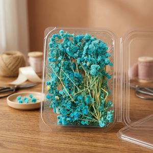 Flores Secas de Gypsophila Azules, Resina Natural Hecha a Mano, Relleno para Manualidades, Accesorio para Hacer Velas, Scrapbooking, Decoración del Hogar - Product Image 2