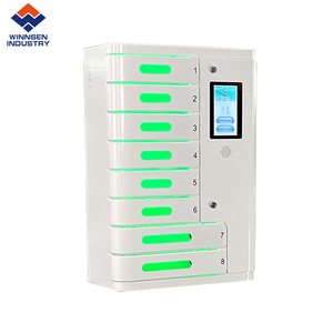 ตู้ชาร์จโทรศัพท์แบบติดผนัง Winnsen Smart 8 ช่อง รุ่นตู้ล็อกเกอร์พร้อมช่องรับเหรียญ - Product Image 3