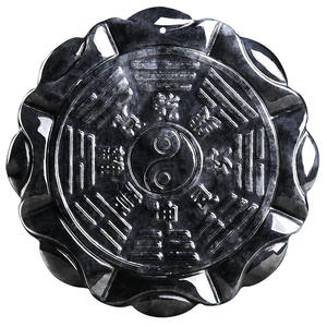 Pendentif en jadéite naturelle du Myanmar Tai Chi, bijoux pour femmes, vente en gros de jade, cadeau avec certificat d'évaluation HJ74 - Product Image 5