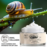 Crème au beurre de karité et au collagène d'escargot, utilisation de jour, hydratation intense, peau lisse et délicate, raffermissant, hydratant pour le visage, tous types de peau