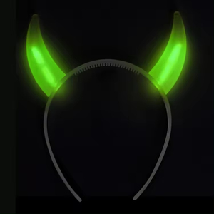 Diadema Luminosa Desechable con Diseño de <span class=keywords><strong>Diablo</strong></span> para Fiestas de Halloween, 100 Unidades, Talla Única - Product Image 2