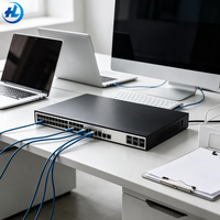 Conmutador de Red 6730S-H24X6C-A, 24 Puertos 10GE SFP+, 6 Puertos 40GE/100GE QSFP28