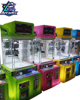 Machine à griffes pour mini-poupées en peluche, en plastique, avec paiement par pièces et prise UE, équipement de jeu d'arcade personnalisable tout-en-un