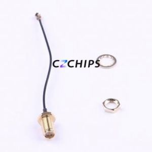 HJ-IPEX1-SMA-RG1.13-80mm RF Cable RF ( Input End Output End: IPEX to SMA )( Cable Length: 8cm )( IPEX Generation: 1 gen ) - Product Image 1