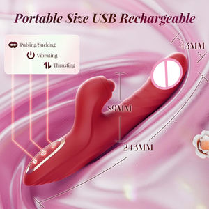 G-Spot قابل للسحب دسار تلسكوبي أنثى ترفرف هزاز ألعاب جنسية الاستمناء عصا هزاز للمرأة - Product Image 3