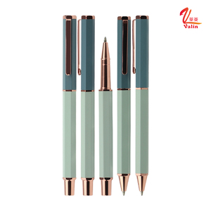 Bút Tùy Chỉnh Thiết Kế Mới Với Bút Bi Kim Loại In Bút Bi Hình Lục Giác Có Logo - Product Image 4