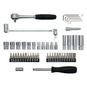 49-Mảnh Toàn Diện Tay Công Cụ Thiết Lập Với Đôi Flex Cờ Lê Sâu Ổ Cắm Bit Chủ <span class=keywords><strong>24PC</strong></span> 30Mm Bit Loại (OEM) - Product Image 5