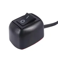 DIHAO Interrupteur universel pour voiture, type adhésif, avec câble 60cm/100cm, DC 12V, pour feux antibrouillard, feux de route, feux néon