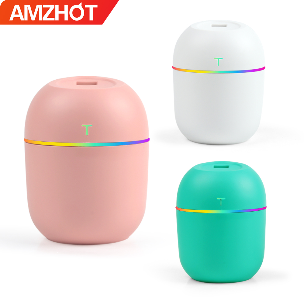 G02-0151 Factory Wholesale Portable Cute Cool Mist Personal Humidifier Mini 220ml Car Air Humidifier