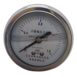 Mekanik petrol tüm paslanmaz çelik sıvı dolu basınç göstergeleri - Product Image 1