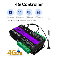 Interruptor de Control Remoto por Aplicación Web SMS GSM 4G LTE, Relé de 8 Canales de Encendido/Apagado SM8, Sensor de Temperatura y Humedad, Sistema de Hogar Inteligente IP38 50m