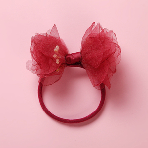Offre Spéciale Mignon dentelle fleur princesse Artificielle Chapeaux Photographie Bébé Fille <span class=keywords><strong>turban</strong></span> Bandeau Cheveux Accessoires - Product Image 3