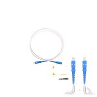 Cable de Fibra Óptica Unifi Preconectado de 2m, SC-SC UPC CAT6 Blanco, Gran Oferta, Alta Calidad, Grado Operador, Monomodo, FTTH FTTB FTTX