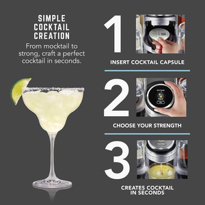 Machine à cocktails et margaritas pour la bar à domicile avec simplicité de commande par bouton-poussoir et un design facile à nettoyer - Product Image 6