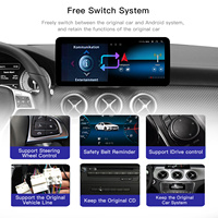 Stereo mobil Ultra tipis, layar sentuh GPS mobil Android 12.3 "Linux untuk Mercedes Benz W246 2011-2018