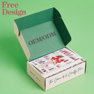 Boîte d'expédition personnalisée <span class=keywords><strong>de</strong></span> <span class=keywords><strong>fabricant</strong></span> ondulé avec un design nouveau moderne au prix d'usine pour les boîtes <span class=keywords><strong>à</strong></span> <span class=keywords><strong>chaussures</strong></span> postales - Product Image 2