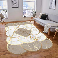 Nouvelle Collection 2023 Tapis Imprimés 3D Style Européen pour la Vente en Gros, Tapis et Moquettes pour Salon, Chambre à Coucher et Chambre d'Enfant
