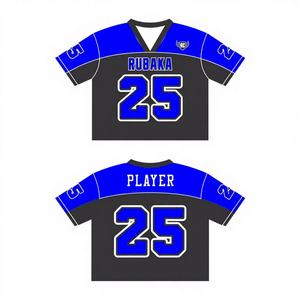 Uniformes de Lacrosse Personalizados con Impresión por Transferencia de Calor, Diseño Personalizado, Logotipo a Color, Malla Transpirable para Adultos, 100% Poliéster - Product Image 1