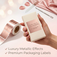 Étiquettes de flacons de vernis à ongles résistantes aux produits chimiques |   Autocollants en vinyle holographique personnalisés pour vernis gel et poudre acrylique