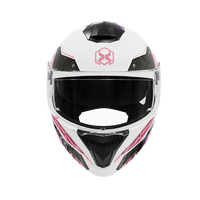 Casque de moto intégral ANTMAX certifié DOT en ABS pour hommes et femmes, pour la sécurité en moto et la protection contre les chutes